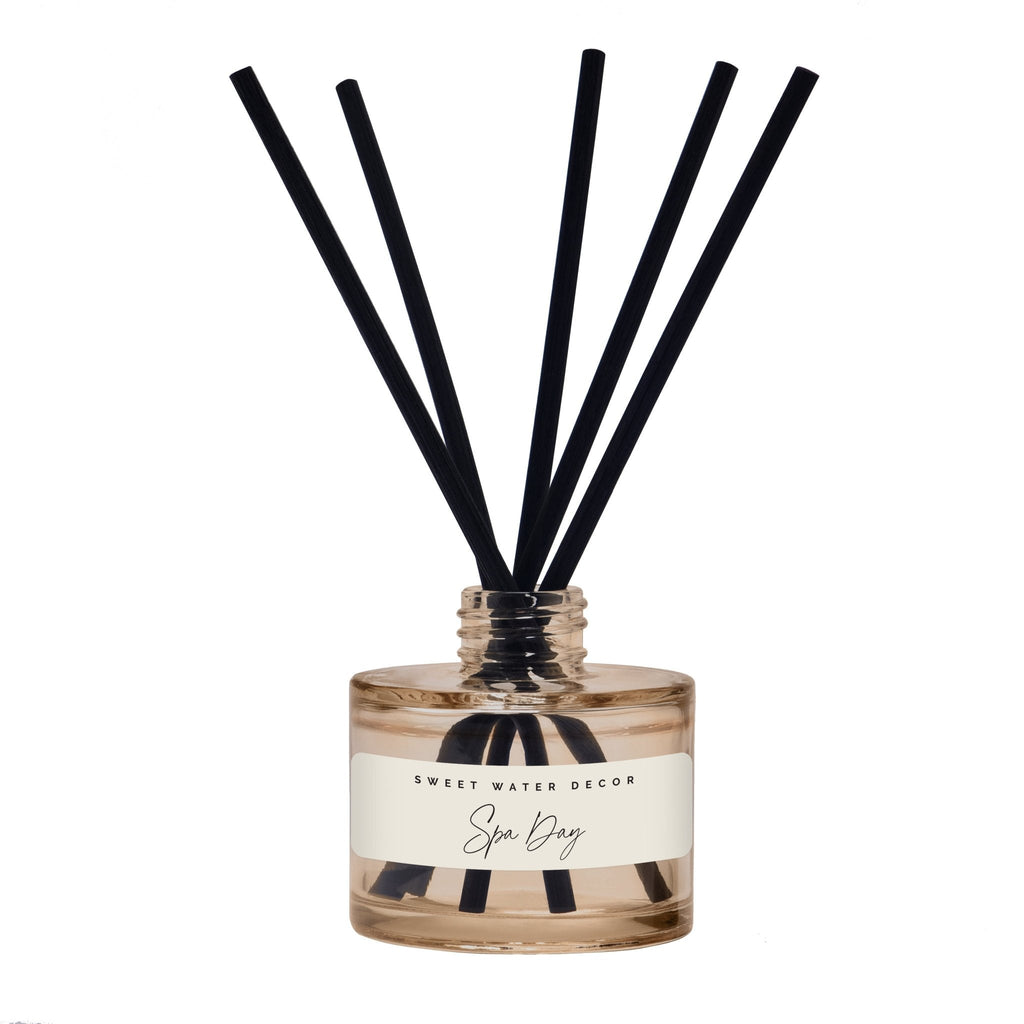 Spa Day Tinted Glass Jar Reed Diffuser.