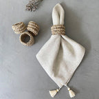 Spiral Napkin Rings - set of 4.