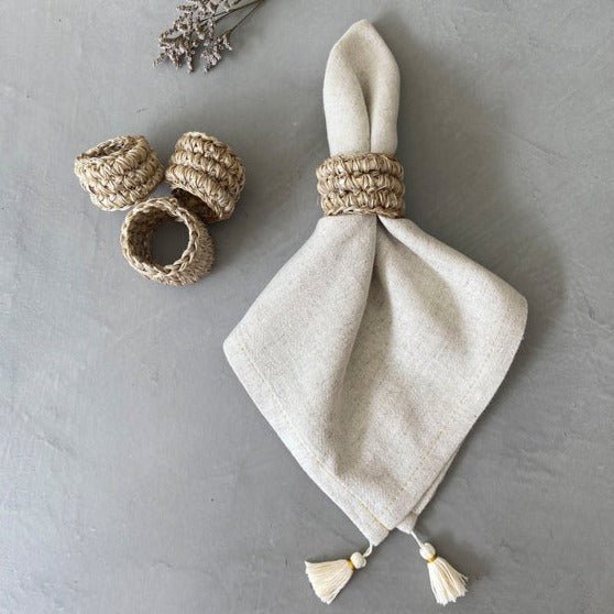 Spiral Napkin Rings - set of 4.