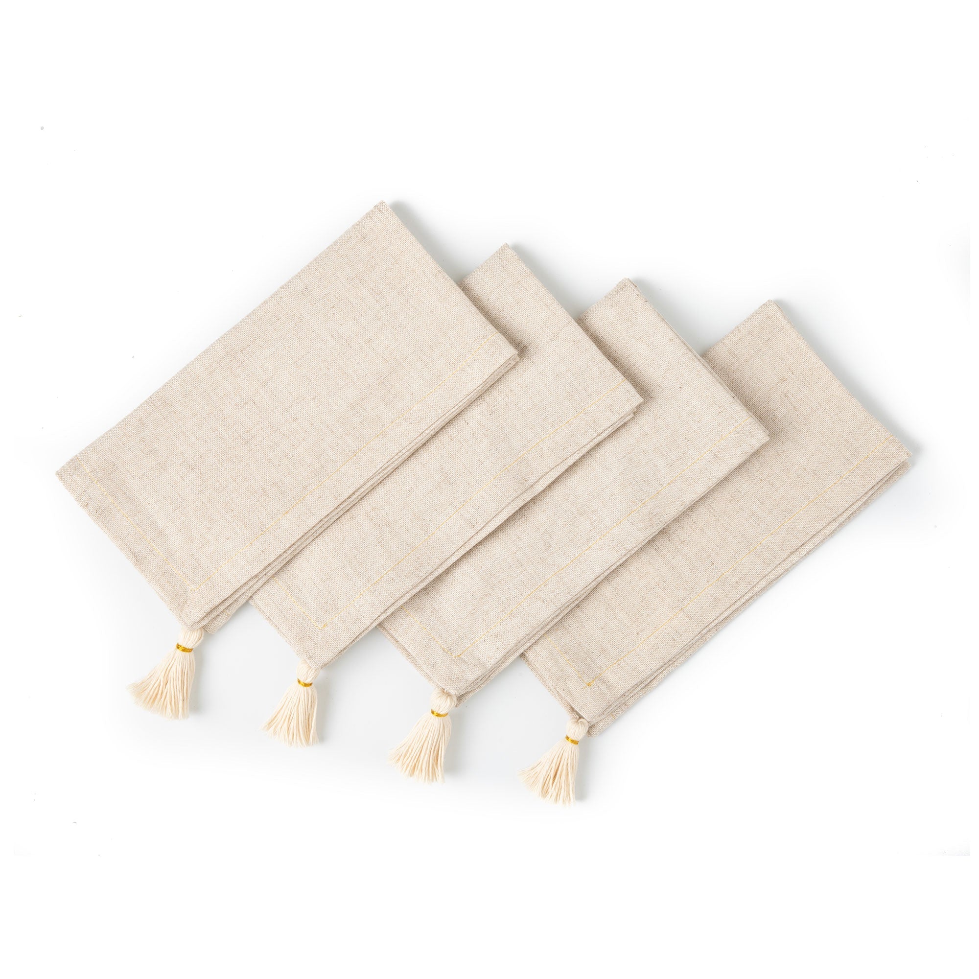 Tassels Napkin - set of 4.