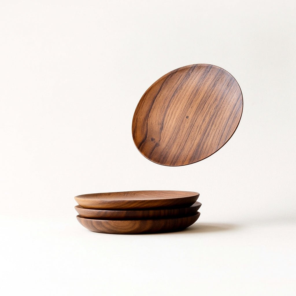 Teak Coasters - set of 4.
