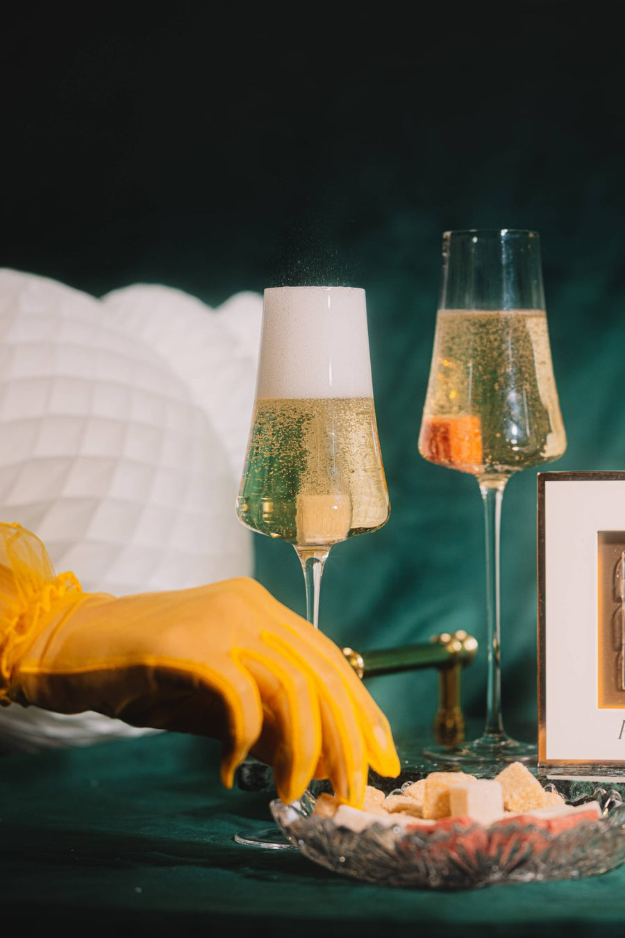 TEASPRESSA | LUXE Mixer Cube - Holiday Champagne Mimosa Mixer Trio (Cranberry & Spiced).