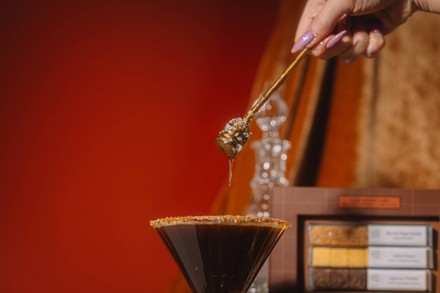 TEASPRESSA | LUXE Mixer Cube - Salted Honey Espresso Martini Mixer Kit - Cocktail Cubes.