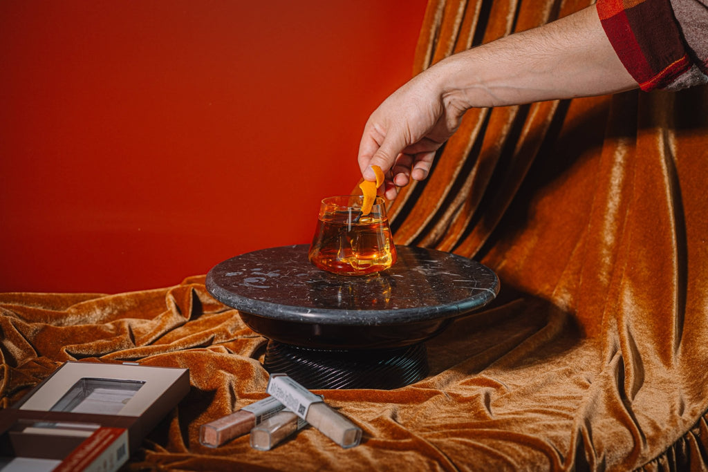 TEASPRESSA | LUXE Mixer Cube - Vanilla Chai Old Fashioned Cocktail Mixer Kit.