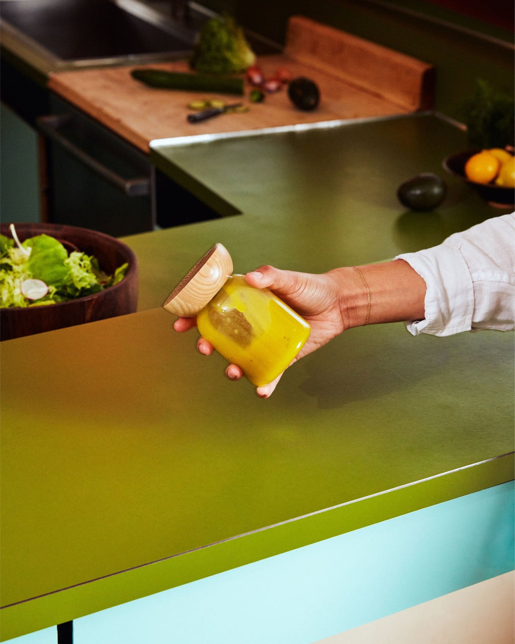 Totter Salad Dressing Shaker.